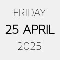 25 April 2025